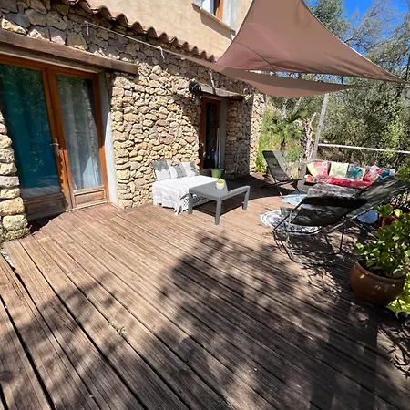 Studio Bas De Villa Avec Grande Terrasse Piedigriggio Exterior photo